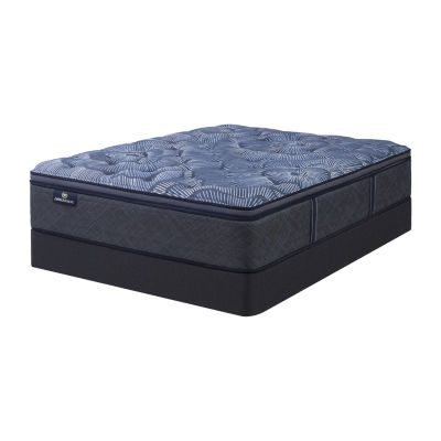 Serta Perfect Sleeper Cobalt Calm 15" Plush Pillowtop Mattress + Box