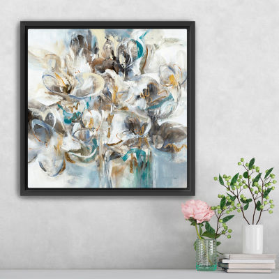 Lumaprints 22" X 22" Gia Floating Framed Canvas Art