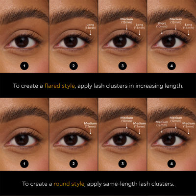 Velour Lashes Xtensions Lash Clusters - Hybrid