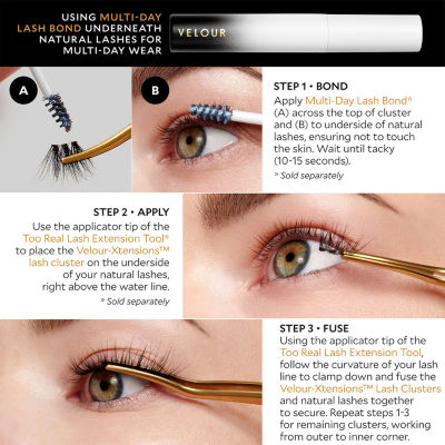 Velour Lashes Xtensions Lash Clusters - Hybrid