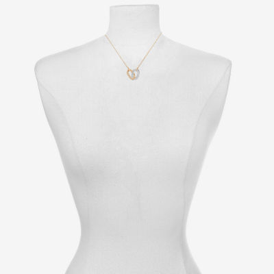 Bijoux Bar Delicates Two Tone Womens 16 Inch Link Chain Necklace