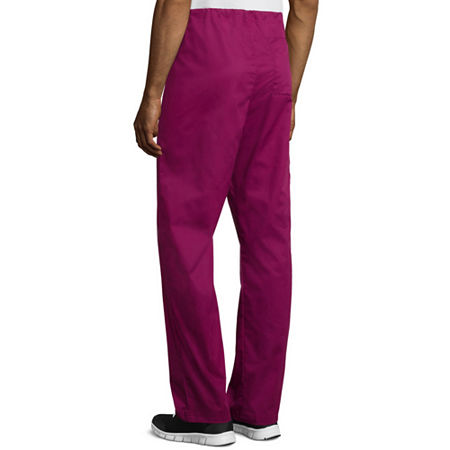 Wink Wonderwork 500 Drawstring Cargo Unisex Adult Big And Tall Tag Free Scrub Pants, 5x-large, Purple