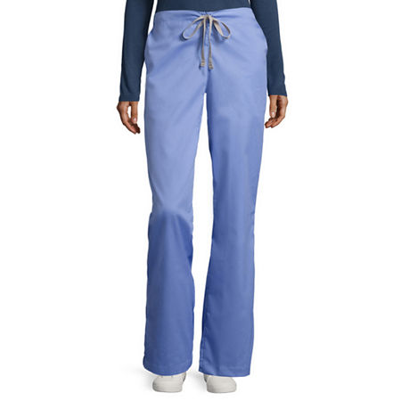 Wink Wonderwork 502 Womens Tag Free Scrub Pants, Large, Blue