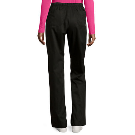 Wink Wonderwork 502 Womens Tag Free Scrub Pants, Small, Black