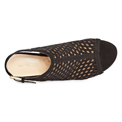 liz claiborne gemma womens heeled sandals