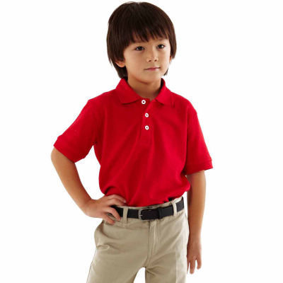 French Toast Toddler Boys Short Sleeve Boxy Fit Polo Shirt