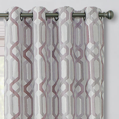 Regal Home Walker Grommet Top Light-Filtering Single Curtain Panel