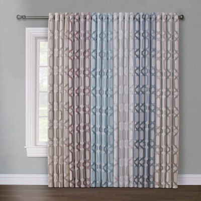 Regal Home Walker Grommet Top Light-Filtering Single Curtain Panel