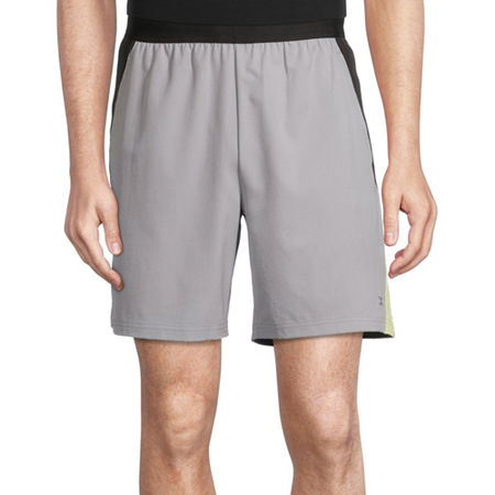 Xersion Mens Moisture Wicking Workout Shorts, Small , Gray
