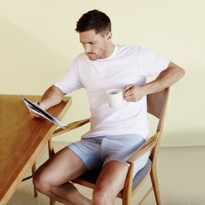 Stafford Heavyweight Mens 4 Pack Short Sleeve Crew Neck T-Shirt Big and Tall