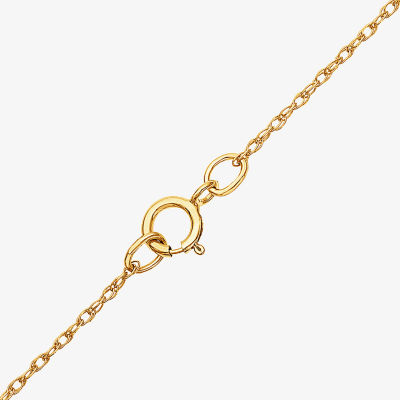 Girls 10K Gold Hello Kitty Pendant Necklace