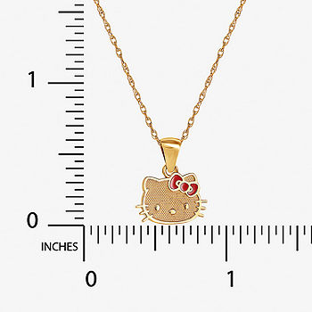 Hello Kitty 10K Yellow Gold Mini Link Necklace