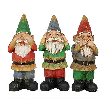 Net Health Shops Wise Outdoor Statue Set 3-pc. Gnome, Color: Green -  JCPenney