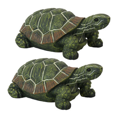 Net Health Shops Terrance The Turtle Statue 2-pc. Resin Yard Art