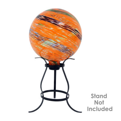 Net Health Shops Sunset Sky Glass Gazing Globe - 10 Inch Yard Art