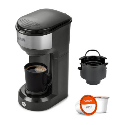 Commercial Chef Single Serve Coffee Maker CHCM1B, Color Black JCPenney