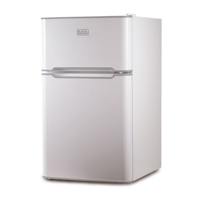 BLACK+DECKER 3.1 cu.ft.. 2 Door Ref/Freezer White BCRDK32W, Color