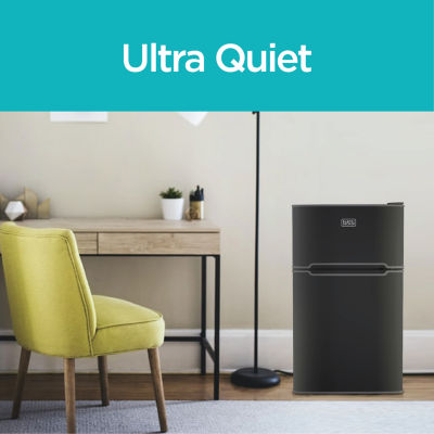 BLACK+DECKER 3.1 cu.ft.. 2 Door Ref/Freezer - Back