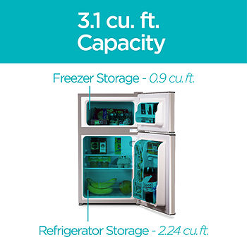 Hamilton Beach 3.5-cu-ft Single VCM Door Compact Refrigerator, Black 
