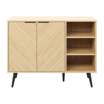Himari TV Stand, Color Light Wood JCPenney