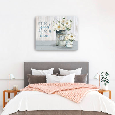 Lumaprints Good To Be Home Canvas Art