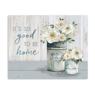 Lumaprints Good To Be Home Canvas Art