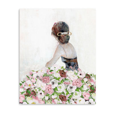 Floral Contemplation II Canvas Art, Color: Pink - JCPenney