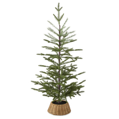 North Pole Trading Co. 36in Willow Potted Christmas Tabletop Tree