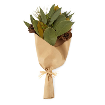 Linden Street Mixed Leaf Pinecone Stem Vase Filler