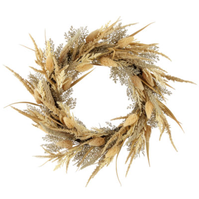 Linden Street 24in Faux Dried Wreath