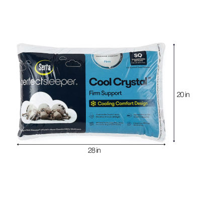 Serta PerfectSleeper Cool Crystal Firm Support Pillow