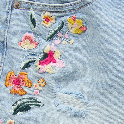 Vanilla Star Big Kid Girls Mid Rise Shortie Short