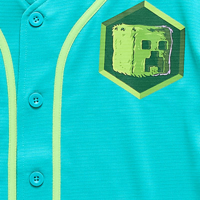 Little & Big Kid Boys V Neck Minecraft Short Sleeve Jersey