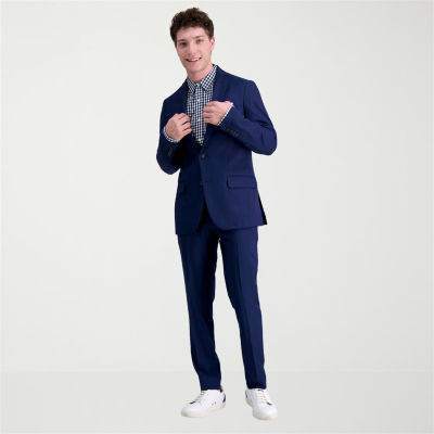 Haggar Smart Wash™ Tech Suit™ Mens Slim Fit Flat Front Pant
