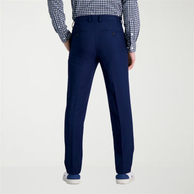 Haggar Smart Wash™ Tech Suit™ Mens Slim Fit Flat Front Pant