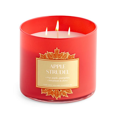 Distant Lands Apple Strudel 3-wick Scented Jar Candle
