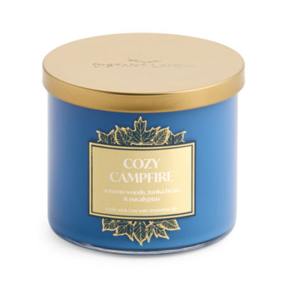 Distant Lands Cozy Campfire 3-Wick Scented Jar Candle