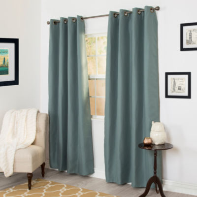 Cambridge Home Black Out Blackout Grommet Top Single Curtain Panel