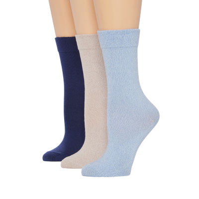 Mixit 3 Pair Crew Socks Womens - JCPenney