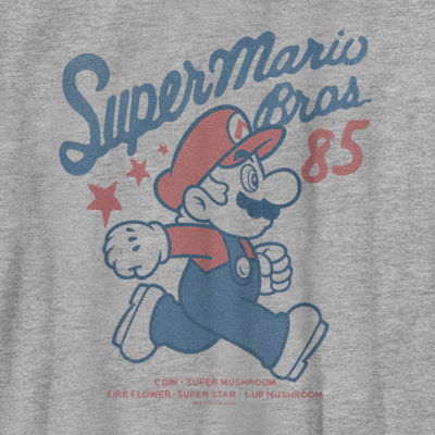 Little & Big Boys Crew Neck Short Sleeve Super Mario Graphic T-Shirt