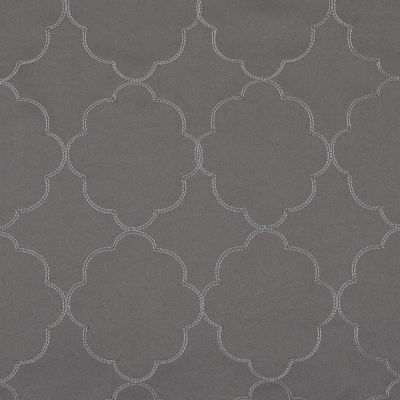 Regal Home Liberty Embroidered Grommet Top Energy Saving Blackout Set of 2 Curtain Panel