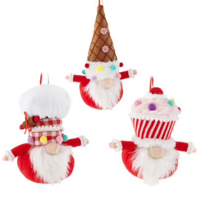 North Pole Trading Co. Sweet Gnomes Set 3-pc. Christmas Ornament