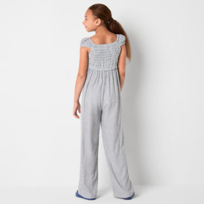 Thereabouts Little & Big Girls Sleeveless Jumpsuit