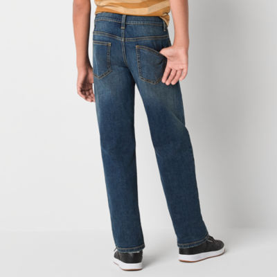 Thereabouts Little & Big Boys Adjustable Waist Stretch Fabric Relaxed Fit Jean