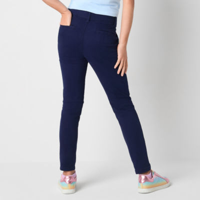 Thereabouts Little & Big Girls Straight Flat Front Pant