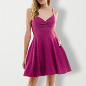 Pink dress jcpenney best sale