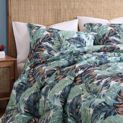 Caribbean Joe Hawaiian/Tropical 3-pc. Lightweight Comforter Set