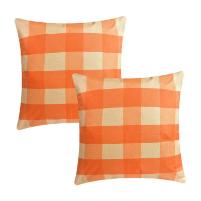 18in Pumpkin 4-pc. Throw Pillow Cover