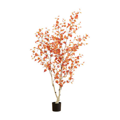 Nearly Natural 6ft Autumn Birch Artificial Tree