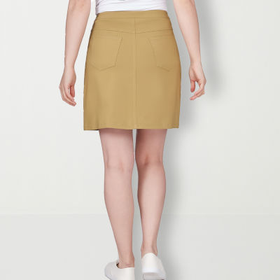 Hearts Of Palm Womens Mid Rise Skort